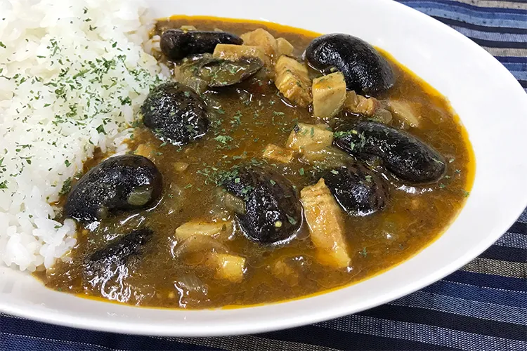 美味しそうな花豆カレー