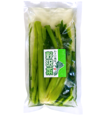 野沢菜漬(わさび風味)